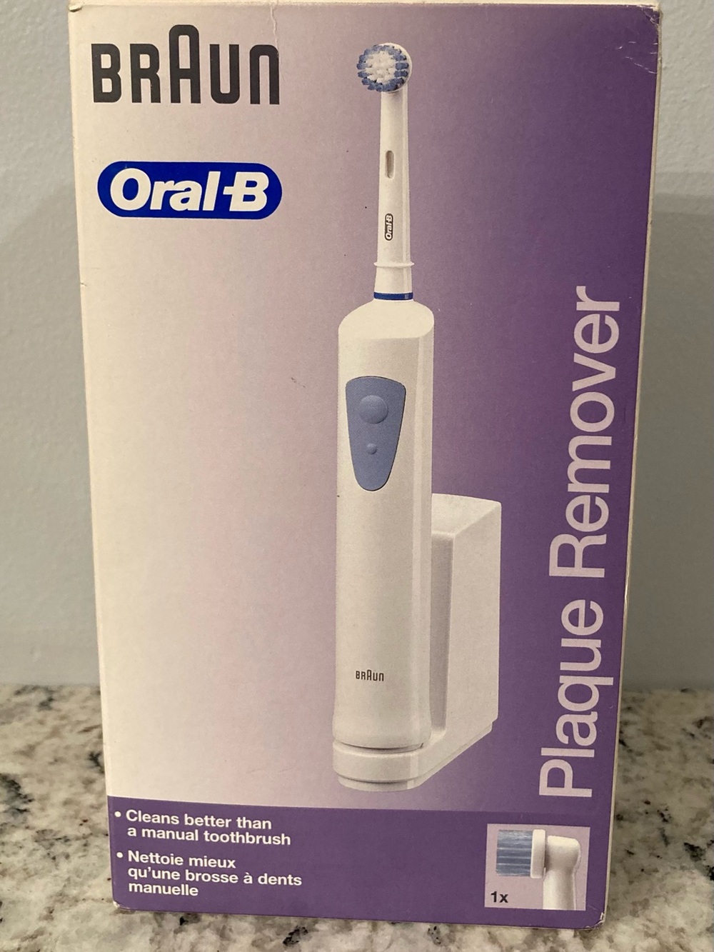 NEW Braun Oral-B Plaque Remover Rechargeable Electric Toothbrush